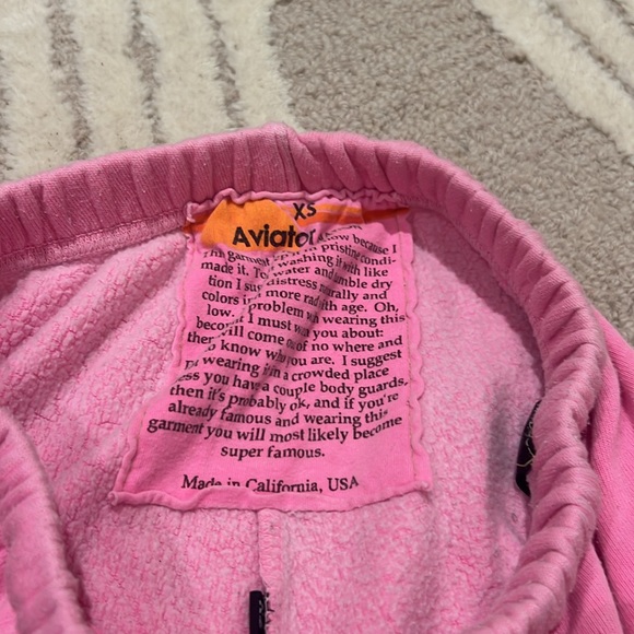 Pink Aviator Nation Pants - Picture 4 of 4